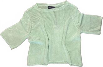 Wooden Ships Womens Hill Half Sleeve Sweater In Mojito