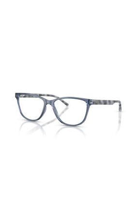 A|X Armani Exchange 53mm Cat Eye optical glasses in Blue at Nordstrom