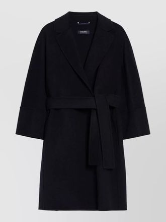 Max Mara arona belted long lapel collar jacket
