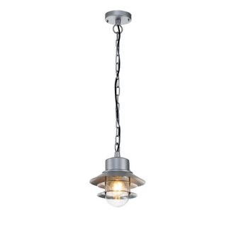 Netlighting Copenhagen Outdoor Dome Wall Lamp Silver IP44