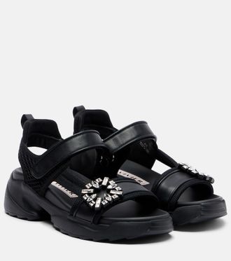 Roger Vivier Viv Run embellished sandals