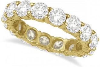 Allurez Diamond Eternity Ring Wedding Band 18k Yellow Gold (5.00ct)
