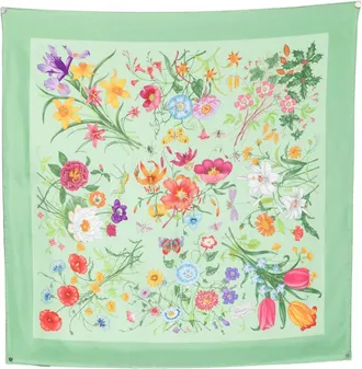 Gucci Printed Silk Foulard