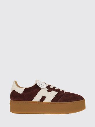 Hogan Sneakers Woman color Burgundy