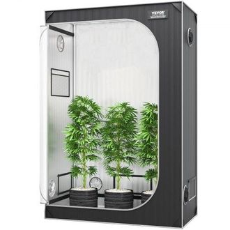OEM Growzelt 122 X 61 X 183 Cm Indoor-growzelt Hydrokultur-fenstert&uuml;rablage
