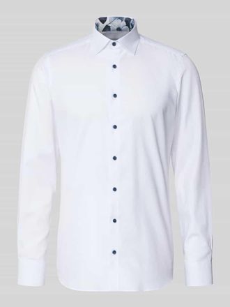 Olymp Level 5 Slim Fit Freizeithemd mit Kentkragen in Weiss, Gr&ouml;&szlig;e 38