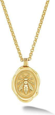 Dower & Hall Mens Achievement Wasp Talisman Necklace