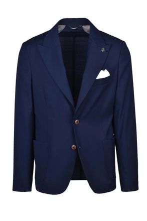 Daniele Alessandrini Jacket Polyester/Viscose/Elastane - Blue