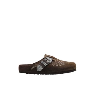 Etro Boston Embroidery - Shoes - Hombre - Marr&oacute;n - 45 EU