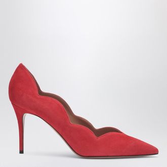 Aquazzura Red suede leather pumps
