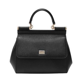 Dolce & Gabbana Dames, Tassen, Zwart, Maat: ONE Size Leer