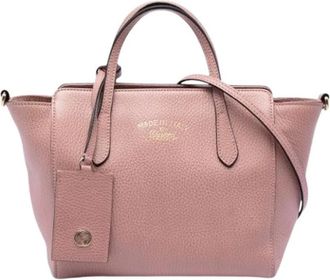 Gucci Pre-owned Mini Swing - Dames - Vintage Handtas - Roze - ONE Size - Leer - Vintage