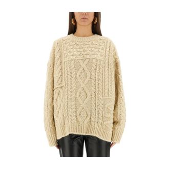 Isabel Marant Jersey Deotille - Knitwear - Mujer - Beige - M