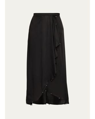 Isabel Marant Vanille Wrap Midi Skirt