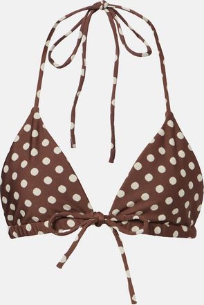 Montce Swim Top de bikini Emma con lunares