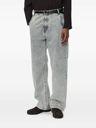 Mfpen Jeans con lavaggio acido - Grigio