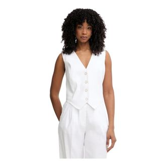 Guess Chaleco Carla - Jackets - Mujer - Blanco - L