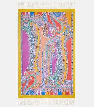 Etro Spugna paisley cotton blanket
