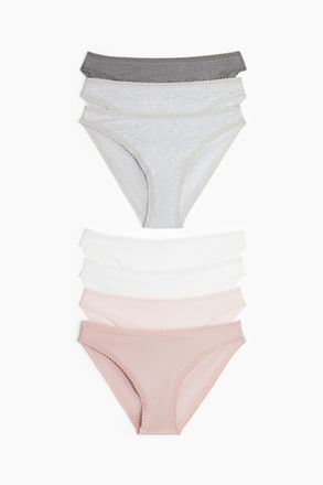 H&M 7er-Pack Baumwollslips - Pink