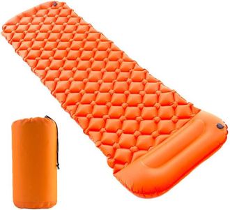 OEM Colch&oacute;n Hinchable Para Camping (190 X 60 X 5 Cm), Con Almohada, Colch&oacute;n Autoinflable Ultraligero