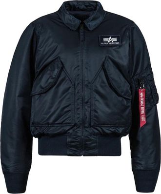 Alpha Industries Flight Jacket Cwu-45 Rep. - Heren - Bomber jackets - Blauw - XS - Nylon - Jassen
