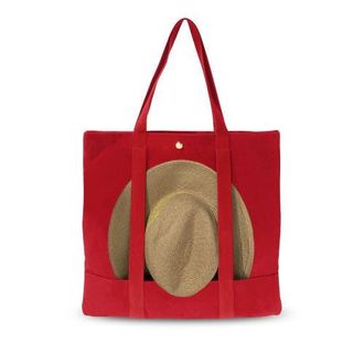 Lastelier Parakalo Cotton Canvas Bag in Red at Nordstrom, Size Large