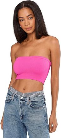 Free People Amelia Bandeau Womens Lingerie Pinkerbelle : L-XL (US Womens 14-16), Spandex/Rayon