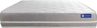 Actisom Colch&oacute;n blanco con espuma viscoel&aacute;stica 140 x 190