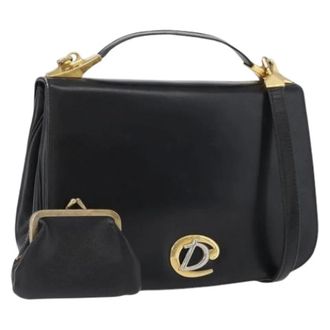 Dior Pre-owned Handbags, female, Black, Size: ONE SIZE Pre-owned Vintage Shoulder Bag