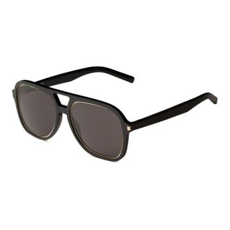 Saint Laurent SL602RIM001 Aviator Full Rim Sunglasses - Black
