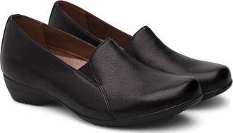 Dansko Womens Farah Slip-On Shoes In Black