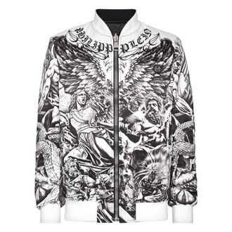 Philipp Plein Heren, Jassen, Wit, Maat: 2XL