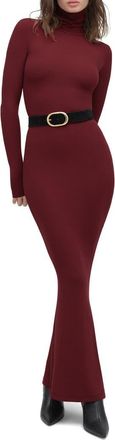 Favorite Daughter The Millie Long Sleeve Knit Dress in Vino at Nordstrom, Size X-Small
