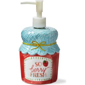 Tag Jam Jar Soap Pump Multi Earthenware Summer in Blue at Nordstrom