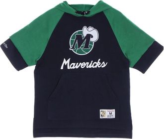 Mitchell & Ness NBA Hardwood Classics Short Sleeve Hoodie - Heren - Hoodies - Veelkleurig - XL - Katoen - Hoodies & sweatvesten