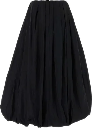 Jil Sander Womens Black Polyester Skirt Gonne