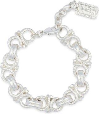 Karine Sultan Roud Link Bracelet in Silver at Nordstrom Rack
