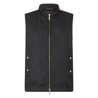 Moorer Vests, female, Black, Size: 2XS Adelle Gilet