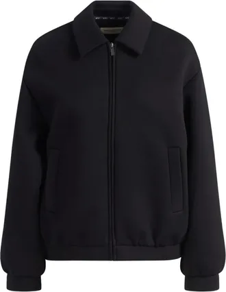 Max Mara Jassen, Dames, Zwart, XS, Wkdzebra Bomberjack