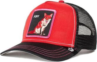 Goorin Brothers Animal Farm Trucker Cap Zwart Unisex - Dames - Petten - Rood - ONE Size - Wol - Accessoires