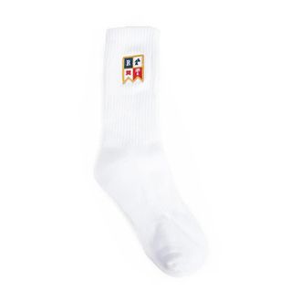 Rhude Ondergoed, Heren, Wit, ONE Size, Katoen, Harbor Crest Sock