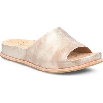 Kork-ease Tutsi Slide Sandal in Light Gold at Nordstrom, Size 10