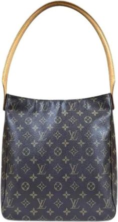 Louis Vuitton Pre-owned Shoulder Bags, female, Brown, Size: ONE SIZE Pre-owned Vintage Monogram Canvas Shoulder Bag