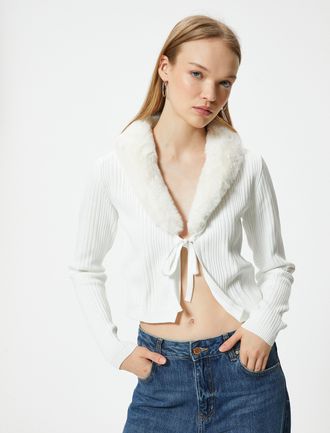 Koton CARDIGANS Met vacht Met vacht Vest