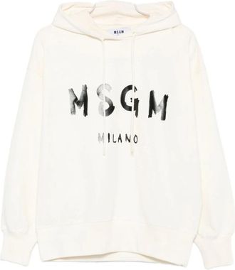 Msgm Mujer, Sudaderas, Blanco, Talla: S
