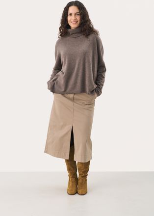Part Two Pullover Loose fit taupe