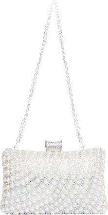 Lauren Lorraine Adore Clutch in Silver at Nordstrom