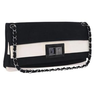 Chanel Pre-owned Nylon Shoulder Bag - Dames - Pre-owned - Zwart - Maat: ONE Size Nylon