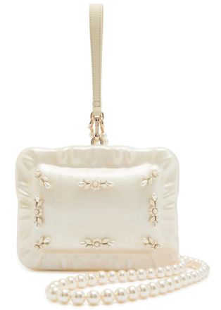 Simone Rocha Simone Rocha Pearl Pillowcase Embellished Acrylic Cross-body bag - One Size