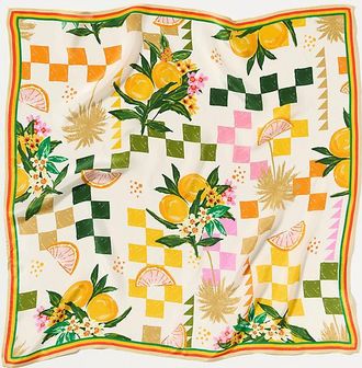 Conditions Apply Lemon Print Scarf